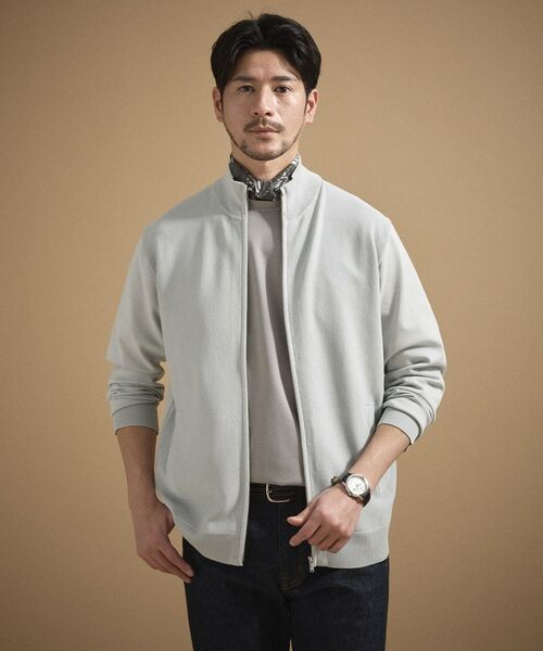 TAKEO KIKUCHI / タケオキクチ ニット・セーター | ジップアップ 鹿の子 ニット | 詳細6