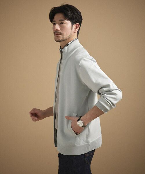 TAKEO KIKUCHI / タケオキクチ ニット・セーター | ジップアップ 鹿の子 ニット | 詳細7