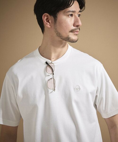 TAKEO KIKUCHI / タケオキクチ Tシャツ | ワンストローク刺繍 半袖 Tシャツ | 詳細2