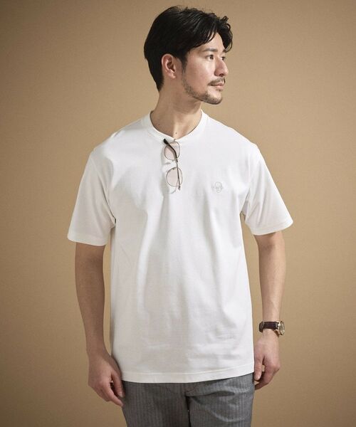 TAKEO KIKUCHI / タケオキクチ Tシャツ | ワンストローク刺繍 半袖 Tシャツ | 詳細3