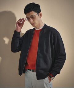 TAKEO KIKUCHI / タケオキクチ レザーブルゾン・ジャケット | スライドパズル ジャカード ブルゾン