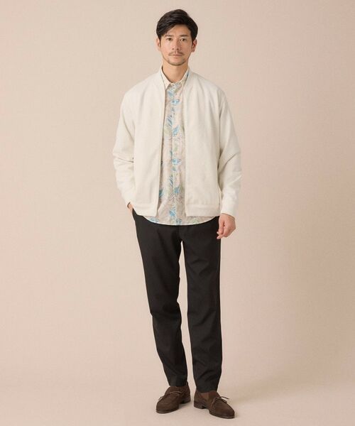 TAKEO KIKUCHI / タケオキクチ レザーブルゾン・ジャケット | スライドパズル ジャカード ブルゾン | 詳細4