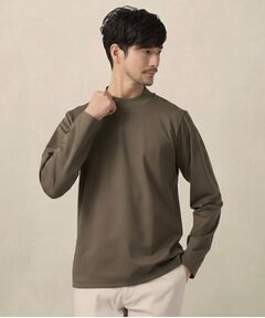 TAKEO KIKUCHI / タケオキクチ カットソー | ハイゲージ モクロディ モックネック