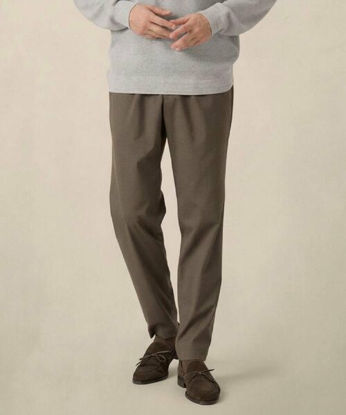 TAKEO KIKUCHI / タケオキクチ パンツ | 【ON／OFF兼用】スリムイージー スラックス（モカブラウン(042)）