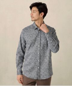 TAKEO KIKUCHI / タケオキクチ シャツ・ブラウス | 播州 ドビーストライプ フラワーシャツ