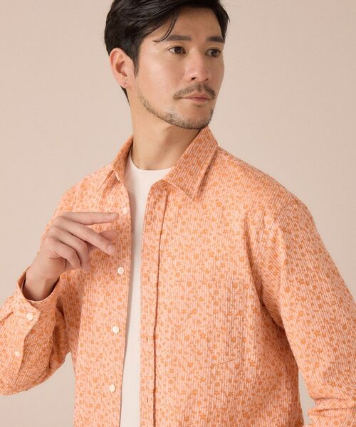 TAKEO KIKUCHI / タケオキクチ シャツ・ブラウス | 播州 ドビーストライプ フラワーシャツ | 詳細10