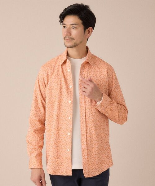 TAKEO KIKUCHI / タケオキクチ シャツ・ブラウス | 播州 ドビーストライプ フラワーシャツ | 詳細11