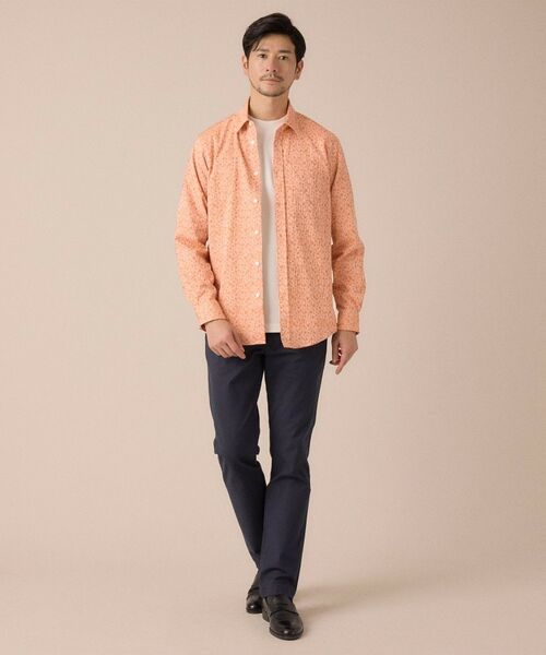 TAKEO KIKUCHI / タケオキクチ シャツ・ブラウス | 播州 ドビーストライプ フラワーシャツ | 詳細12