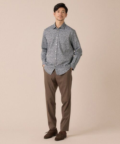 TAKEO KIKUCHI / タケオキクチ シャツ・ブラウス | 播州 ドビーストライプ フラワーシャツ | 詳細16