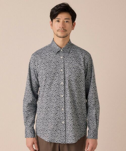 TAKEO KIKUCHI / タケオキクチ シャツ・ブラウス | 播州 ドビーストライプ フラワーシャツ | 詳細18