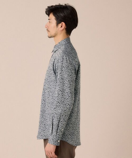 TAKEO KIKUCHI / タケオキクチ シャツ・ブラウス | 播州 ドビーストライプ フラワーシャツ | 詳細19