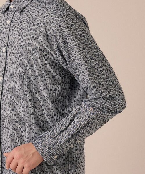 TAKEO KIKUCHI / タケオキクチ シャツ・ブラウス | 播州 ドビーストライプ フラワーシャツ | 詳細23