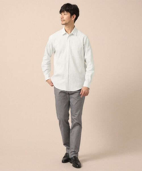 TAKEO KIKUCHI / タケオキクチ シャツ・ブラウス | 播州 ドビーストライプ フラワーシャツ | 詳細4