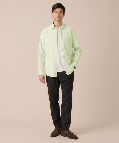 TAKEO KIKUCHI / タケオキクチ シャツ・ブラウス | 播州 ドビーストライプ フラワーシャツ | 詳細8