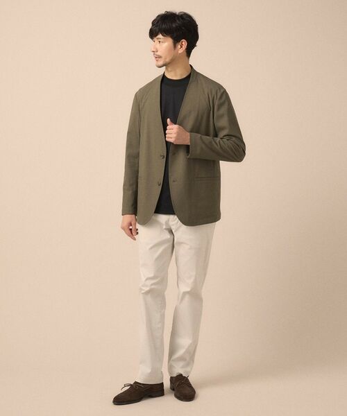 TAKEO KIKUCHI / タケオキクチ ノーカラージャケット | 【ON／OFF兼用】ノーカラージャケット | 詳細4