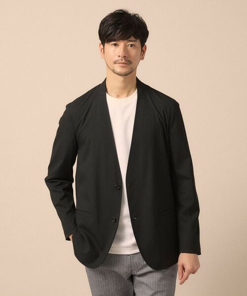 TAKEO KIKUCHI / タケオキクチ ノーカラージャケット | 【ON／OFF兼用】ノーカラージャケット | 詳細6