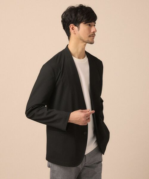 TAKEO KIKUCHI / タケオキクチ ノーカラージャケット | 【ON／OFF兼用】ノーカラージャケット | 詳細7