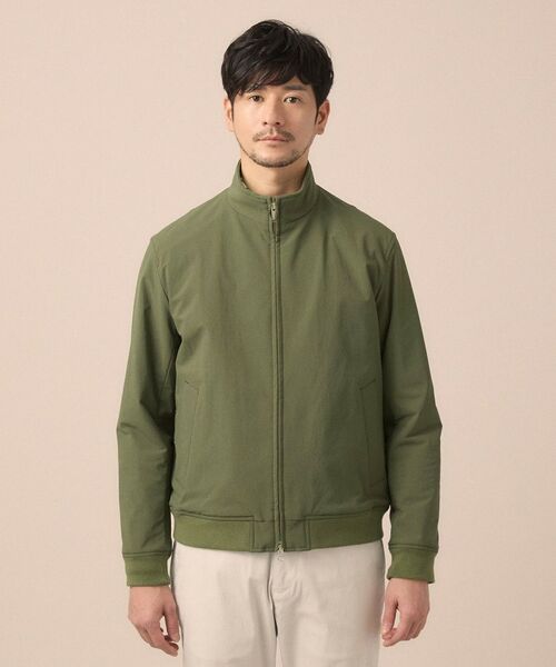 TAKEO KIKUCHI / タケオキクチ レザーブルゾン・ジャケット | スタンドカラー ショート リブ ブルゾン | 詳細10