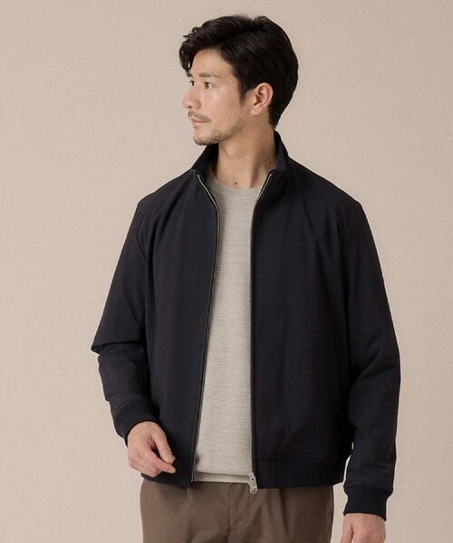 TAKEO KIKUCHI / タケオキクチ レザーブルゾン・ジャケット | スタンドカラー ショート リブ ブルゾン | 詳細25