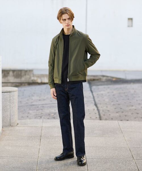 TAKEO KIKUCHI / タケオキクチ レザーブルゾン・ジャケット | スタンドカラー ショート リブ ブルゾン | 詳細29