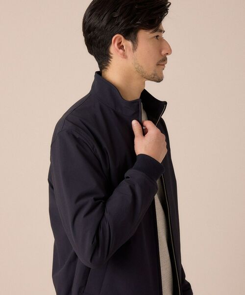 TAKEO KIKUCHI / タケオキクチ レザーブルゾン・ジャケット | スタンドカラー ショート リブ ブルゾン | 詳細3