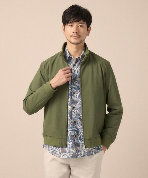 TAKEO KIKUCHI / タケオキクチ レザーブルゾン・ジャケット | スタンドカラー ショート リブ ブルゾン | 詳細6