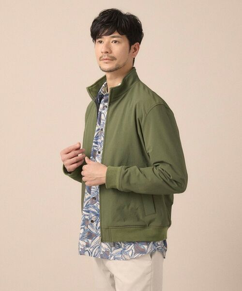 TAKEO KIKUCHI / タケオキクチ レザーブルゾン・ジャケット | スタンドカラー ショート リブ ブルゾン | 詳細7