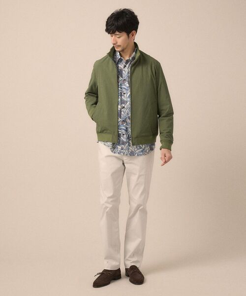 TAKEO KIKUCHI / タケオキクチ レザーブルゾン・ジャケット | スタンドカラー ショート リブ ブルゾン | 詳細8