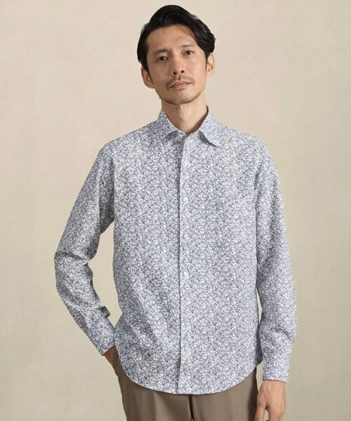 TAKEO KIKUCHI / タケオキクチ シャツ・ブラウス | アルビニリーフプリントジャージ（ホワイト(101)）