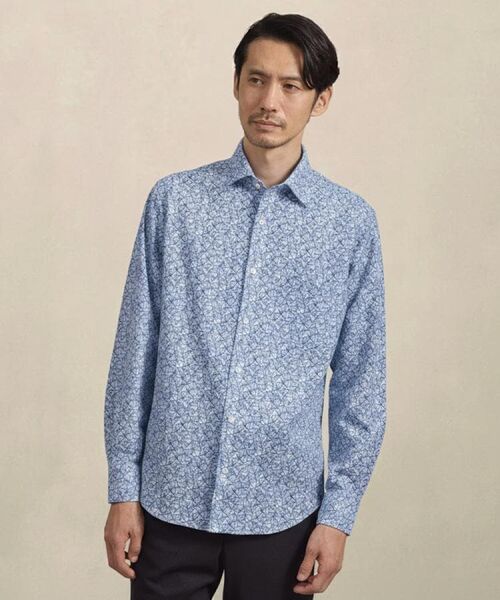 TAKEO KIKUCHI / タケオキクチ シャツ・ブラウス | アルビニリーフプリントジャージ（ブルー(191)）