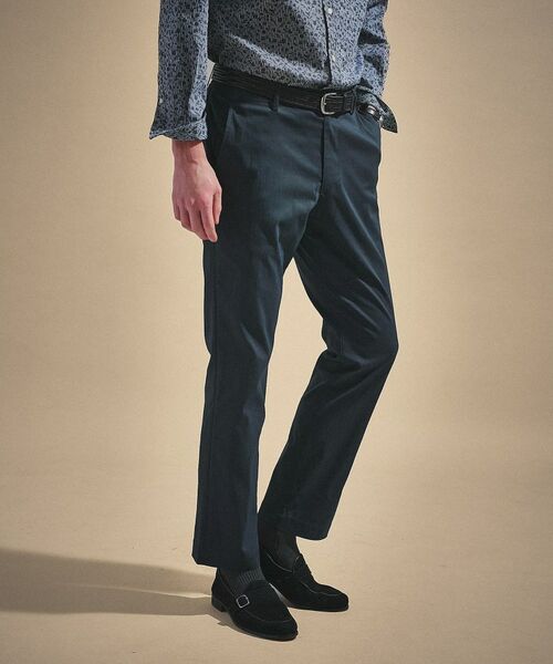 TAKEO KIKUCHI / タケオキクチ パンツ | 【ON／OFF兼用】サイドゴアウエスト オールシーズン ストレートパンツ | 詳細10