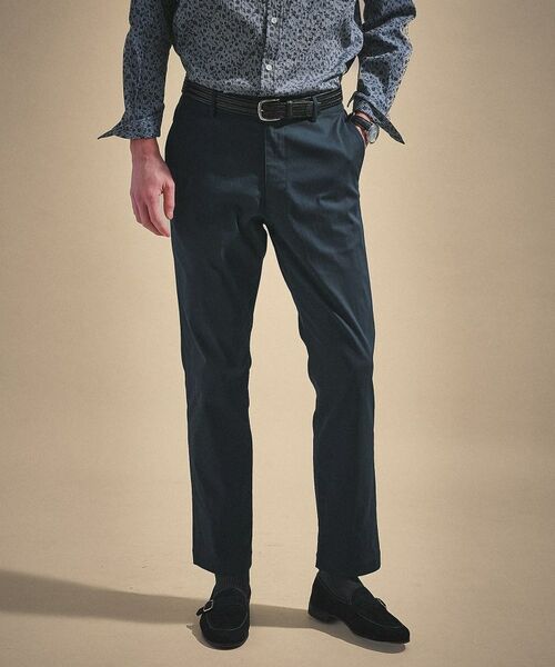 TAKEO KIKUCHI / タケオキクチ パンツ | 【ON／OFF兼用】サイドゴアウエスト オールシーズン ストレートパンツ | 詳細11
