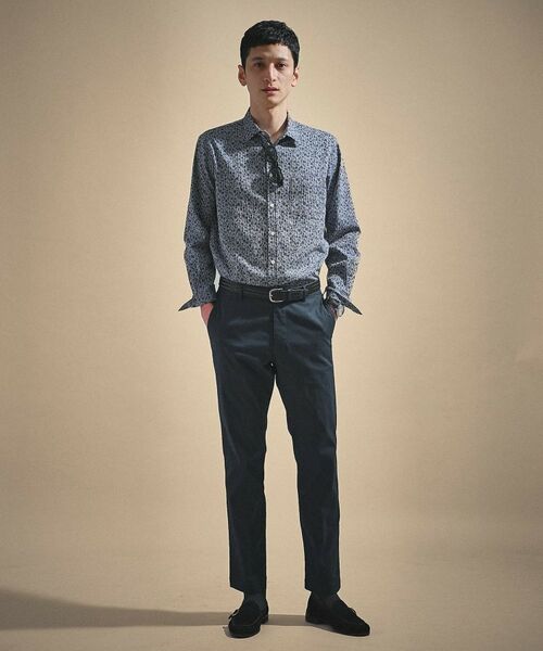 TAKEO KIKUCHI / タケオキクチ パンツ | 【ON／OFF兼用】サイドゴアウエスト オールシーズン ストレートパンツ | 詳細12