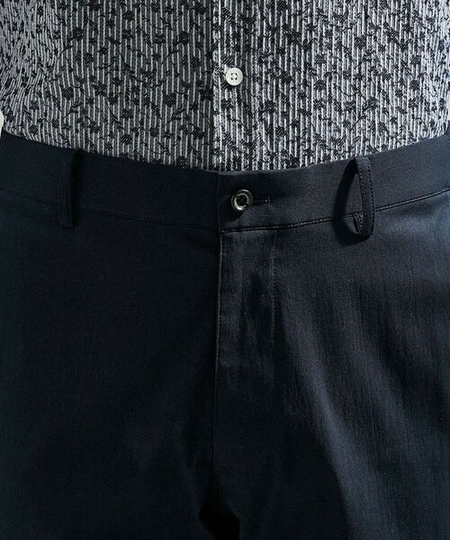 TAKEO KIKUCHI / タケオキクチ パンツ | 【ON／OFF兼用】サイドゴアウエスト オールシーズン ストレートパンツ | 詳細17
