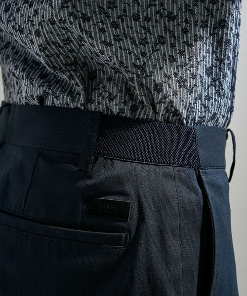 TAKEO KIKUCHI / タケオキクチ パンツ | 【ON／OFF兼用】サイドゴアウエスト オールシーズン ストレートパンツ | 詳細20