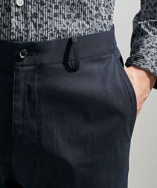 TAKEO KIKUCHI / タケオキクチ パンツ | 【ON／OFF兼用】サイドゴアウエスト オールシーズン ストレートパンツ | 詳細21