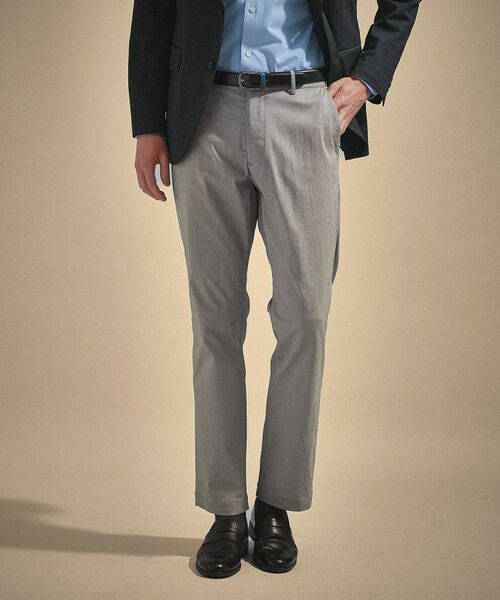 TAKEO KIKUCHI / タケオキクチ パンツ | 【ON／OFF兼用】サイドゴアウエスト オールシーズン ストレートパンツ | 詳細3