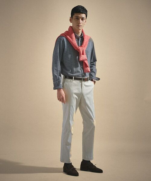 TAKEO KIKUCHI / タケオキクチ パンツ | 【ON／OFF兼用】サイドゴアウエスト オールシーズン ストレートパンツ | 詳細8