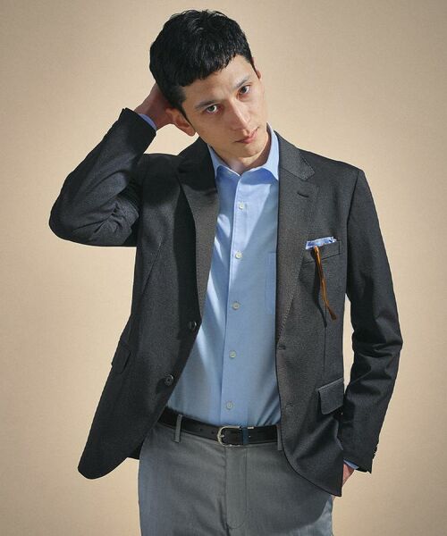 TAKEO KIKUCHI / タケオキクチ テーラードジャケット | None Of Stress ライト ジャケット(ブラック(019))