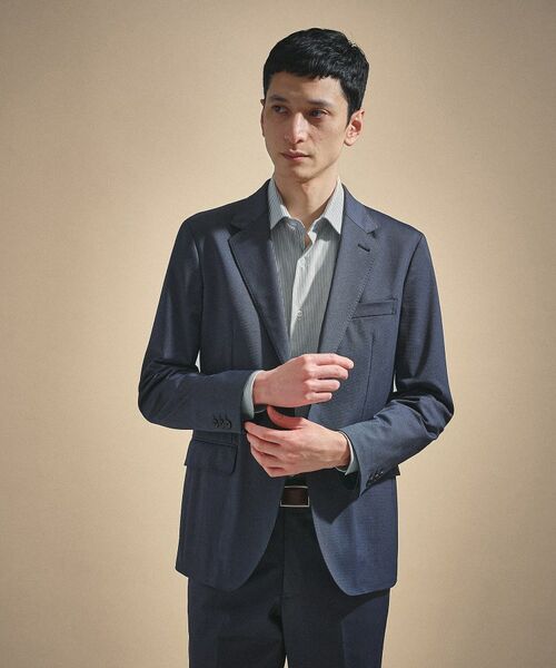 TAKEO KIKUCHI / タケオキクチ テーラードジャケット | None Of Stress ライト ジャケット(ブルー(093))