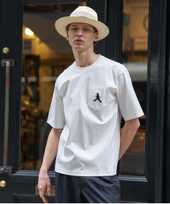 TAKEO KIKUCHI / タケオキクチ Tシャツ | 【BOWLER HAT LABEL】アイスクリアコットンボーラーハットウォーカー 半袖ポケT