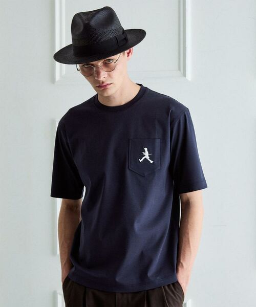 TAKEO KIKUCHI / タケオキクチ Tシャツ | 【BOWLER HAT LABEL】アイスクリアコットンボーラーハットウォーカー 半袖ポケT | 詳細13