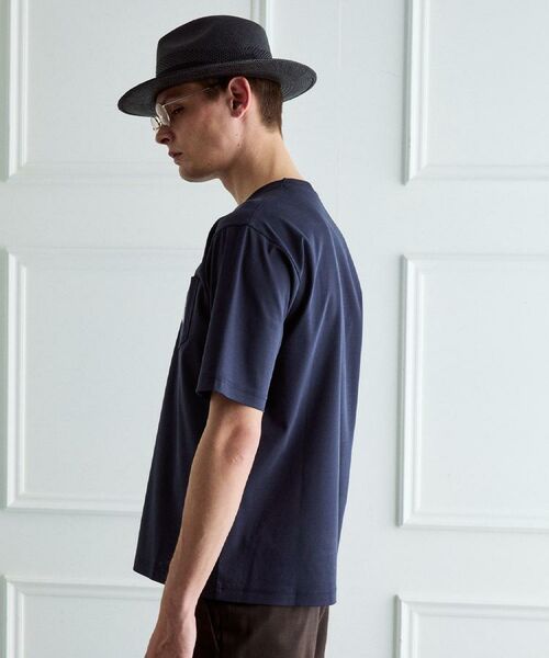 TAKEO KIKUCHI / タケオキクチ Tシャツ | 【BOWLER HAT LABEL】アイスクリアコットンボーラーハットウォーカー 半袖ポケT | 詳細14