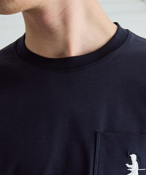 TAKEO KIKUCHI / タケオキクチ Tシャツ | 【BOWLER HAT LABEL】アイスクリアコットンボーラーハットウォーカー 半袖ポケT | 詳細16