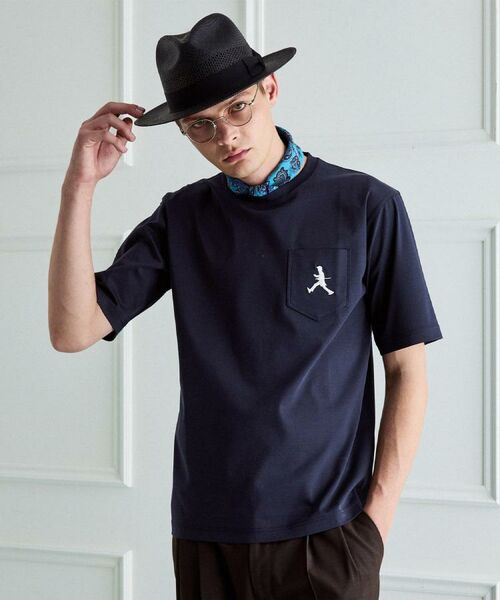 TAKEO KIKUCHI / タケオキクチ Tシャツ | 【BOWLER HAT LABEL】アイスクリアコットンボーラーハットウォーカー 半袖ポケT | 詳細21