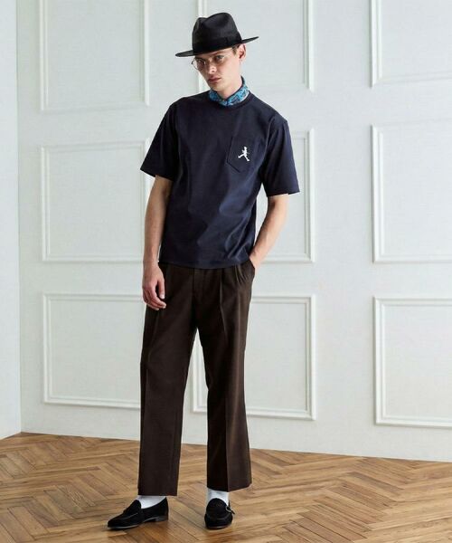 TAKEO KIKUCHI / タケオキクチ Tシャツ | 【BOWLER HAT LABEL】アイスクリアコットンボーラーハットウォーカー 半袖ポケT | 詳細22
