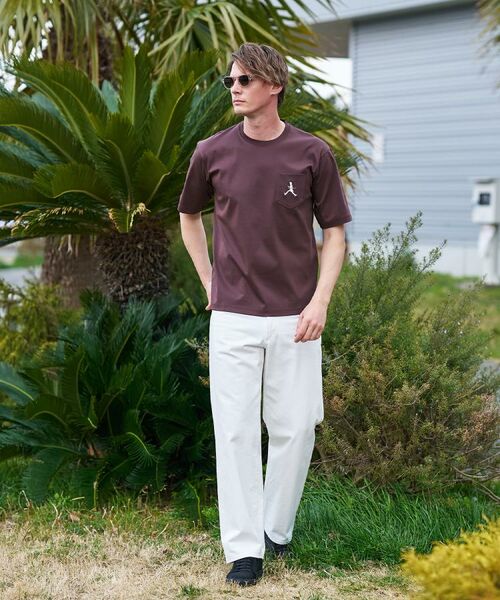 TAKEO KIKUCHI / タケオキクチ Tシャツ | 【BOWLER HAT LABEL】アイスクリアコットンボーラーハットウォーカー 半袖ポケT | 詳細5