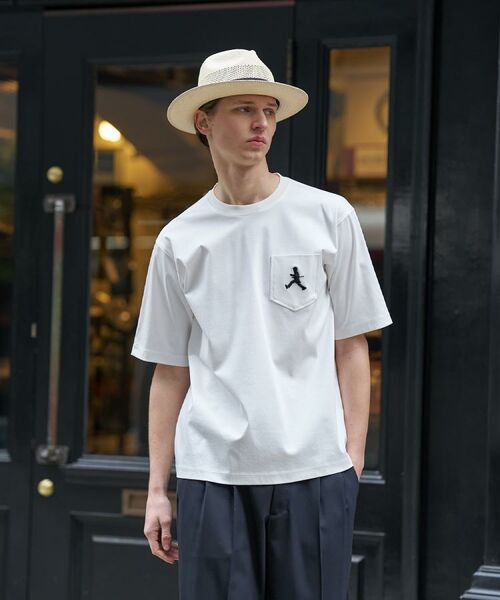 TAKEO KIKUCHI / タケオキクチ Tシャツ | 【BOWLER HAT LABEL】アイスクリアコットンボーラーハットウォーカー 半袖ポケT | 詳細6