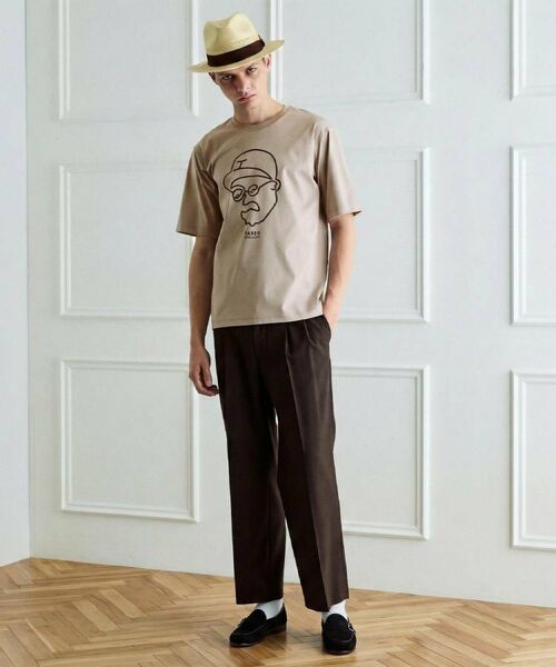 TAKEO KIKUCHI / タケオキクチ Tシャツ | アイスクリアコットン ワンストローク 半袖Tシャツ | 詳細14