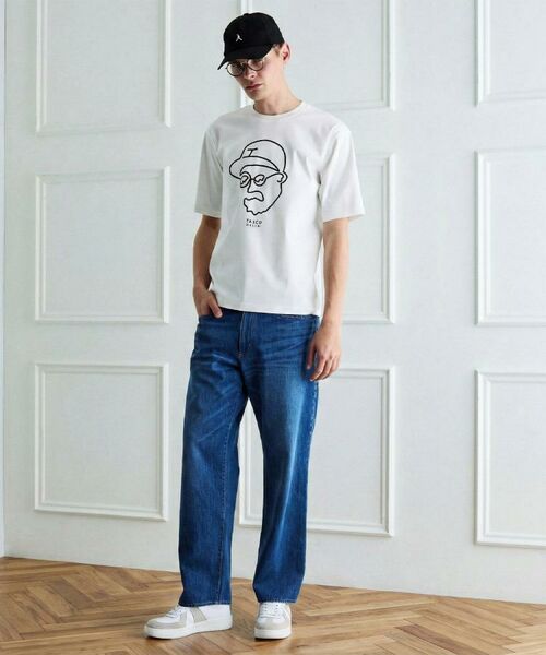 TAKEO KIKUCHI / タケオキクチ Tシャツ | アイスクリアコットン ワンストローク 半袖Tシャツ | 詳細4